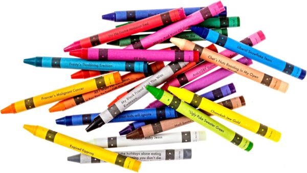 Offensive Crayons Holiday Edition Gag Gift for White Elephant Office Parties Secret Santa Snarky Sarcastic Humor for Adults Mom Dad Co workers Friends.jpg