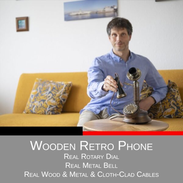 Opis 1921 Cable C The Wooden Old Fashioned Antique Retro Landline Phone a Victorian Candlestick Rotary Phone.jpg