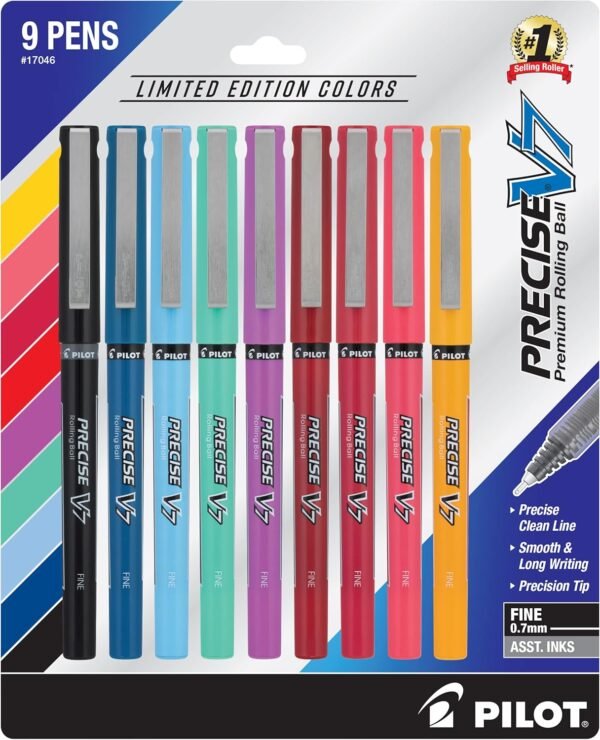 Pilot Precise V7 Capped Liquid Ink Rolling Ball Pens Fine.jpg