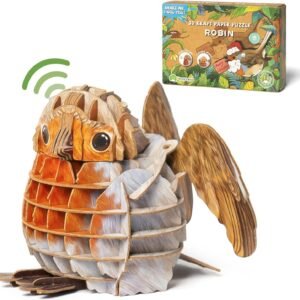 Robin Bird 3D Puzzle with Sounds Made of 41 Paper.jpg