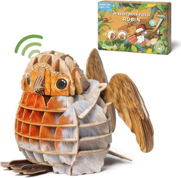 Robin Bird 3D Puzzle with Sounds Made of 41 Paper.jpg