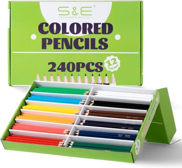 S E TEACHERS EDITION Colored Pencils 240PcsColoring Pencils Set.jpg