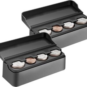 SINGARO Coin Holder for Car Coin Change Organizer Compatible with.jpg