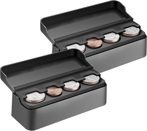 SINGARO Coin Holder for Car Coin Change Organizer Compatible with.jpg