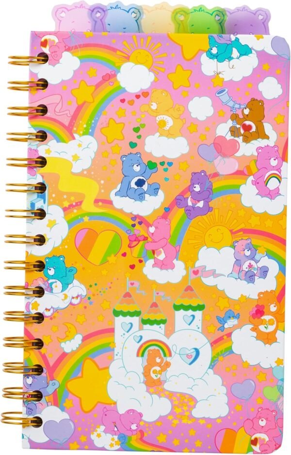 Silver Buffalo Care Bears Spiral Tabbed Notebook Featuring Grumpy Bear.jpg
