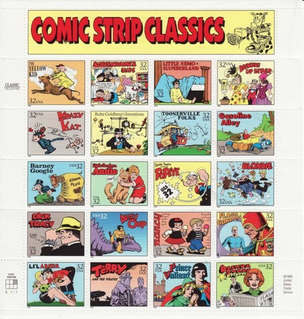 USPS Comic Strip Classics Classic Collection Sheet of 20 32.jpg
