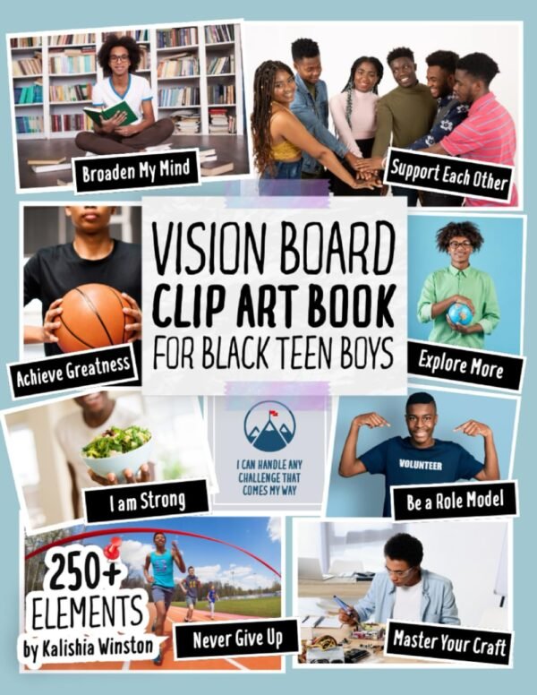 Vision Board Clip Art Book for Black Teen Boys 250.jpg