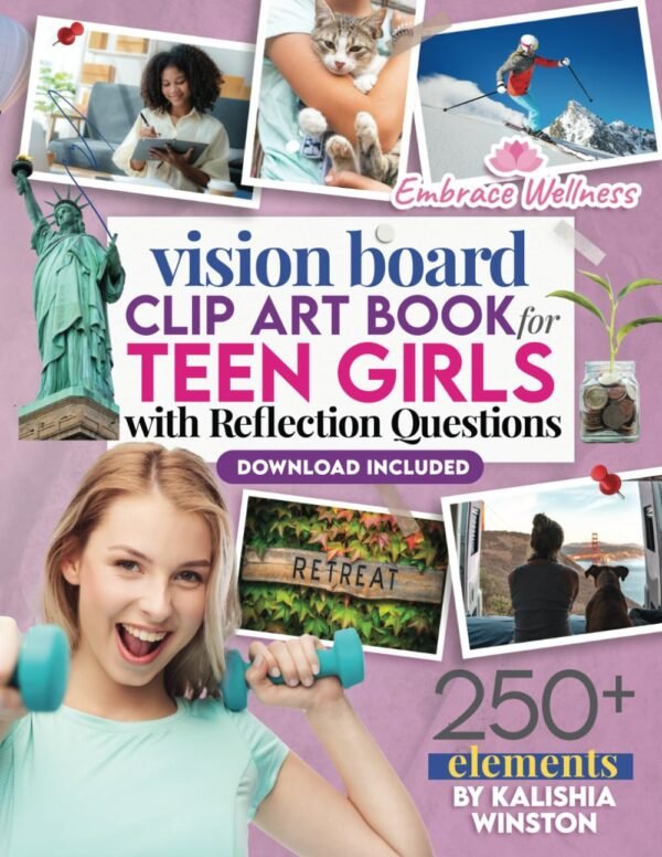 Vision Board Clip Art Book for Teen Girls 250 Inspiring.jpg
