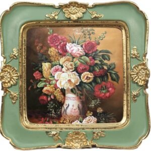 WINPLUS Vintage Picture frames 3x3Luxury Antique Photo Frames With Golden.jpg