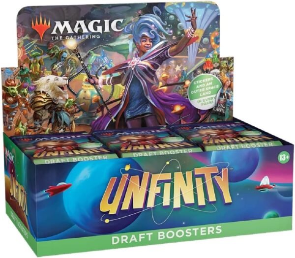 Wizards of The Coast Magic The Gathering Unfinity Draft Booster Box 36 Packs Box Topper 505 Magic Cards.jpg