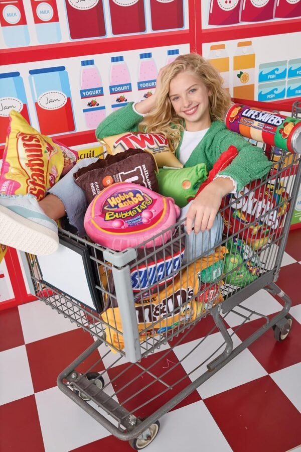 iscream Snickers Package Photoreal Print 12 x 7 Microbead Mini Accent Pillow.jpg
