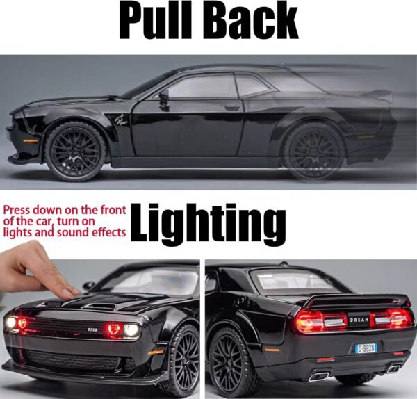 1751415850 Toy Car Model 132 Challenger Hellcat Alloy Model Car with Light and Sound Collectible Model Cars Pull Back Toy Vehicles for Boys Children Age 3 Year Old.jpg
