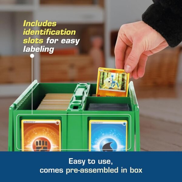 1751455454 BCW Collectible Card Bin Green Holds up to 1600 Cards Plastic Storage Box for Pokemon MTG Sports Cards 6 Pack.jpg