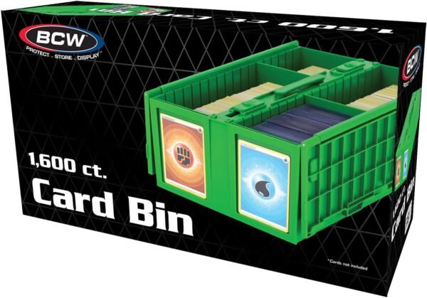 1751455456 BCW Collectible Card Bin Green Holds up to 1600 Cards Plastic Storage Box for Pokemon MTG Sports Cards 6 Pack.jpg