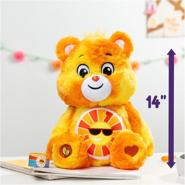 1751585054 Basic Fun Care Bears Remake 2025 14 Medium Plush Color Splash Limited Edition Includes Slap Bracelet Funshine Bear.jpg
