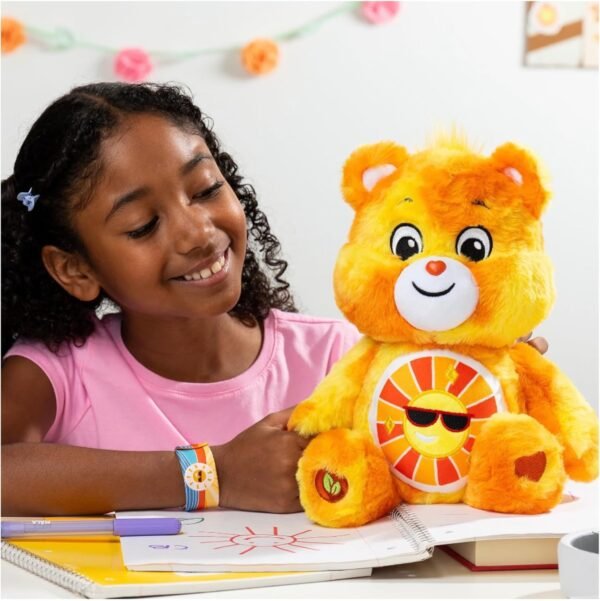 1751585057 Basic Fun Care Bears Remake 2025 14 Medium Plush Color Splash Limited Edition Includes Slap Bracelet Funshine Bear.jpg