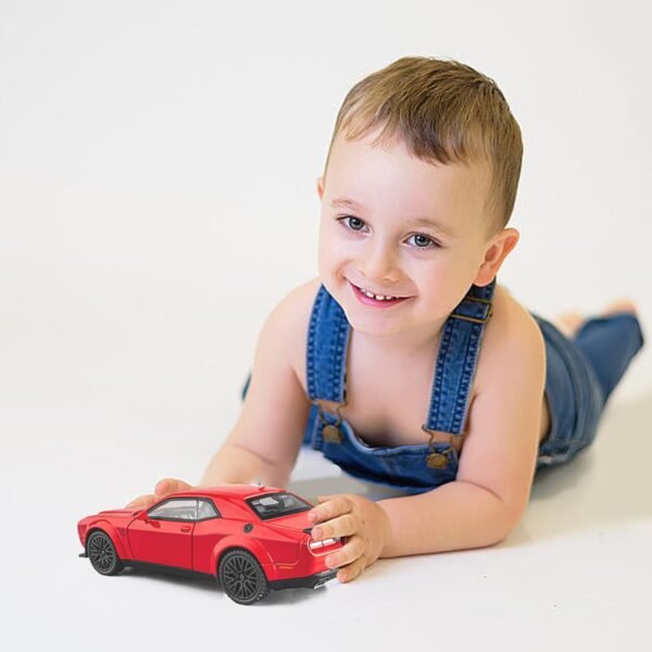 1751858652 Toy Cars 132 Dodge Challenger Die Cast Metal Toy Cars Hellcat Toy Car with Sound and Light Pull Back Hellcat Car for 3 Year Old Boys and Kids.jpg