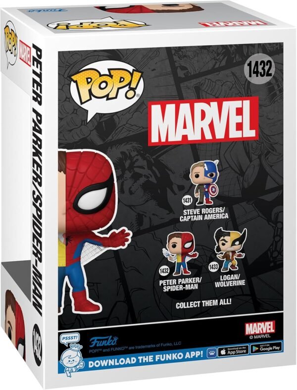 1751869451 Funko POP Marvel Split Spider Man Spider ManPeter Parker​ Marvel Comics Collectable Vinyl Figure Gift Idea Official Merchandise for Kids Adults Comic Books Fans.jpg