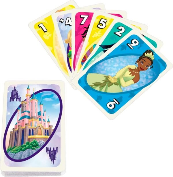1751945054 Mattel Games UNO Disney Princesses Card Game for Kids Family Nights Themed Deck Special Rule for 2 to 10 Players.jpg