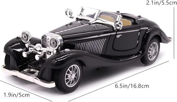 1752153851 128 Scale Pullback Diecast Metal Antique Classic Model Cars Collectible Toy Gifts BlackLength 6.5in16.8cm.jpg