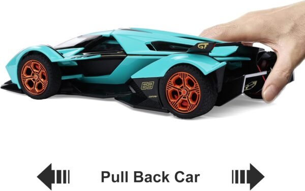 1752301449 SASBSC Toy Cars Lambo V12 Sports Car Toy with Light and Sound Diecast Metal Model Cars for 3 Year Old Boys Pull Back Race Car Gift Toys for Kids Ages 3 Blue.jpg