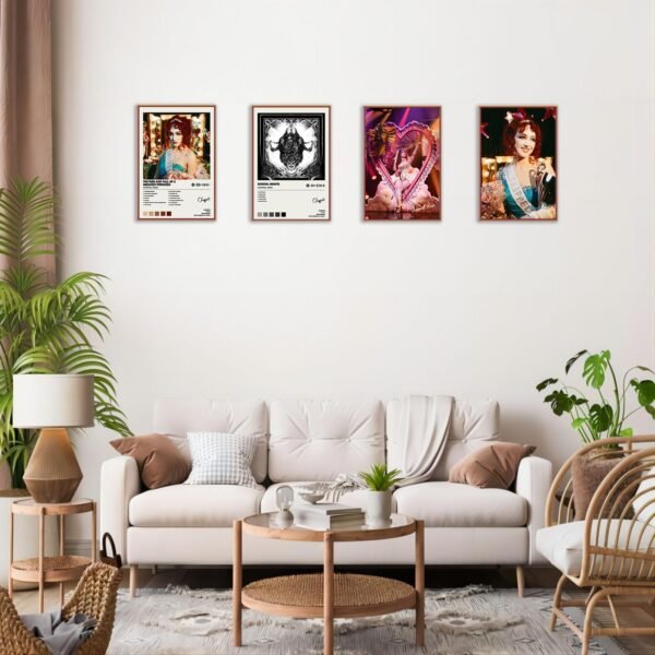 1752326651 MISTRARA Chappell Poster Roan Album Cover Limited Edition Posters Set of 4 Unframed 8inch X 12inch20 X 30cm Room Aesthetic Scannable Song Code Music Posters.jpg