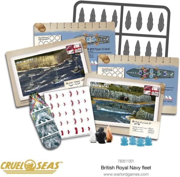 1752351854 Cruel Seas Warlord British Royal Fleet 1300 WWII Naval Military Wargaming Plastic Model Kit 782611001.jpg