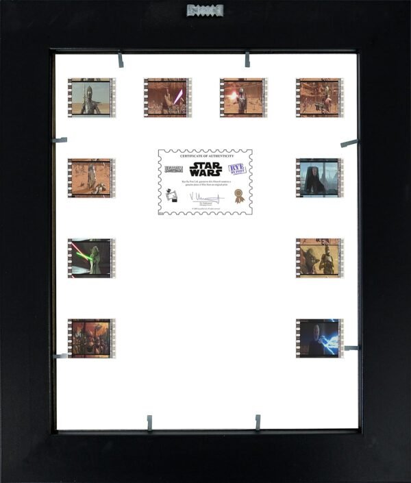 1752474254 FILMCELLS Star Wars Episode II Attack of the Clones 11 x 13 Wall Art Presentation Features Ten 10 35 mm Film Clips and Certificate of Authenticity.jpg