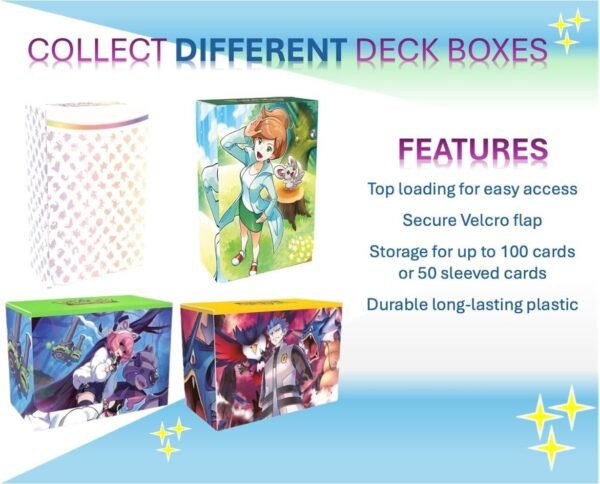 1752539060 Pokemon 100 Assorted Card Bundle with Foils and 5 Ultra Rare V GX EX Variety Official Pokemon TCG Deck Box Included.jpg