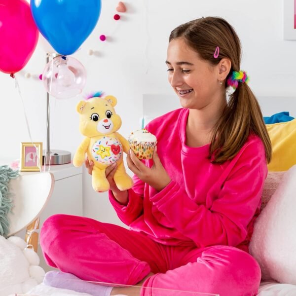 1753061050 Basic Fun Care Bears Sweet Celebrations Bear Plush Toy 22 cm Soft Cuddly Toy in Festive Costume Cuddly Gift for Kids Collectors Birthday Parties.jpg