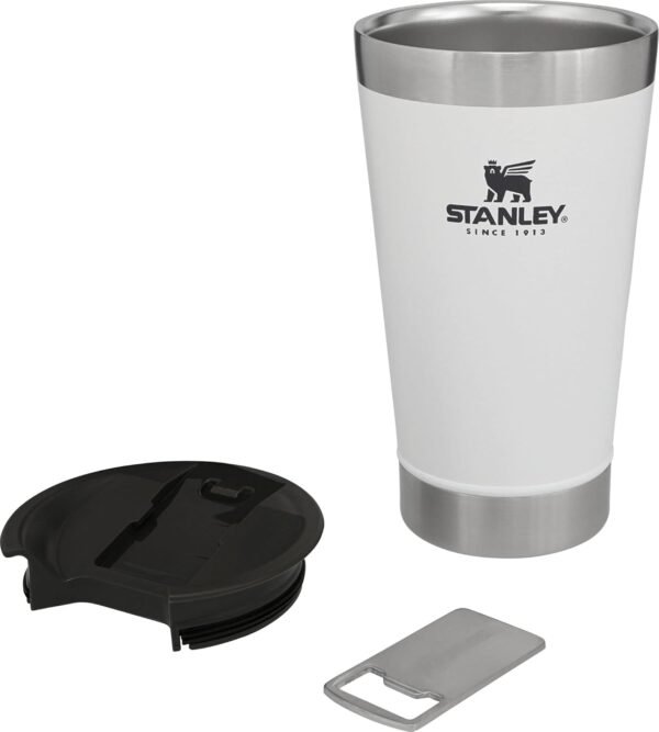 1753795453 Stanley Stay Chill Beer Pint 16 oz Wide Mouth Lid Built In Bottle Opener Beer Tumbler Cup Insulated Stainless Steel Pint Glass BPA Free Polar.jpg