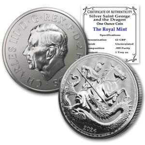 2024 1 oz Great Britain Silver Saint George and the Dragon.jpg