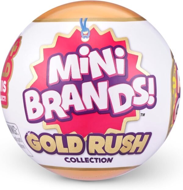 5 Surprise Mini Brands Gold Rush by ZURU Limited Edition Mystery Real Miniature Brands Collectible Toy Capsule Small Toy for Kids Girls Teens Adults.jpg