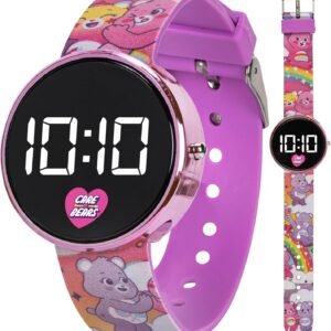 Accutime Care Bears Kids Digital Watch Collectible Tin Easy to Read Round.jpg