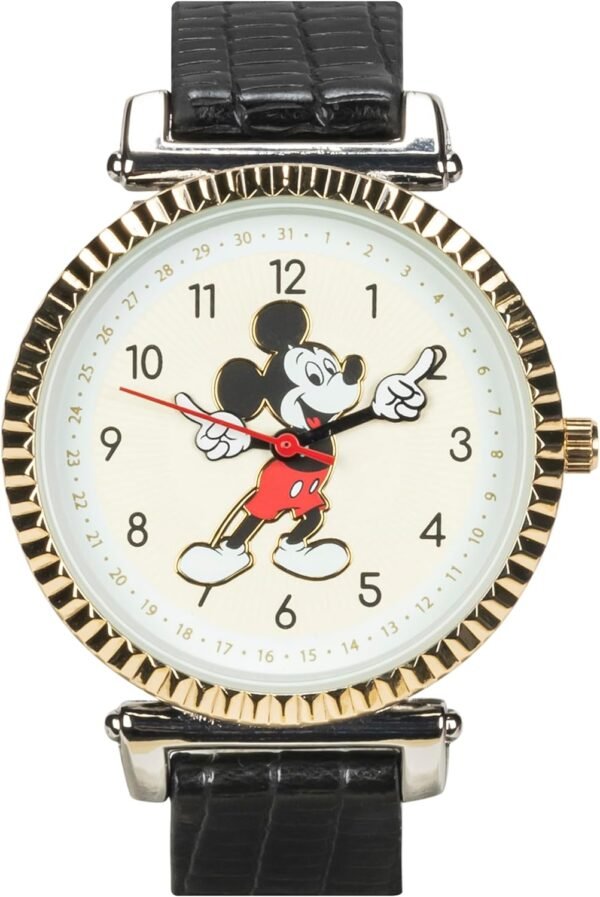 Accutime Disney 100 Mickey Mouse Black Analog Watch for Men.jpg