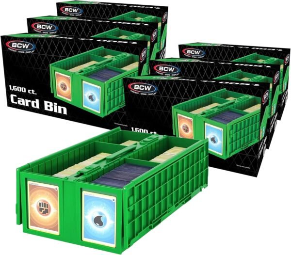 BCW Collectible Card Bin Green Holds up to 1600.jpg