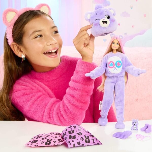 Barbie Cutie Reveal Doll Accessories Care Bears Series with Share Bear Costume 10 Surprises Including Color Change Mini Bear.jpg