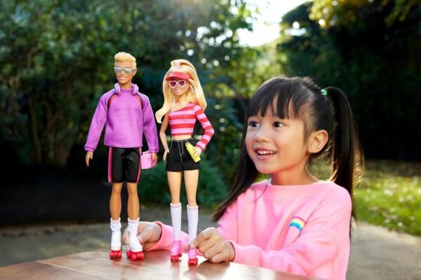 Barbie Fashionistas Set with 2 Fashion Dolls 6 Accessories Ken Roller Skating Fashion Dolls 65th Anniversary Collectible Amazon Exclusive.jpg