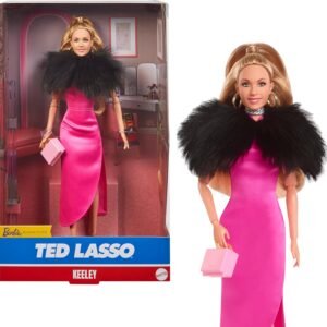 Barbie Signature Doll Keeley from Ted Lasso Wearing Pink Dress.jpg