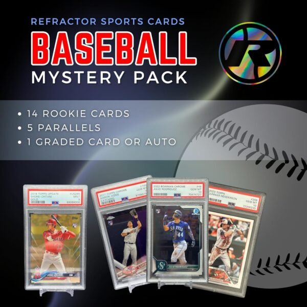 Baseball Mystery Hot Pack 20 Cards 1 Graded CardAUTO 14 RCS 5 Parallels.jpg