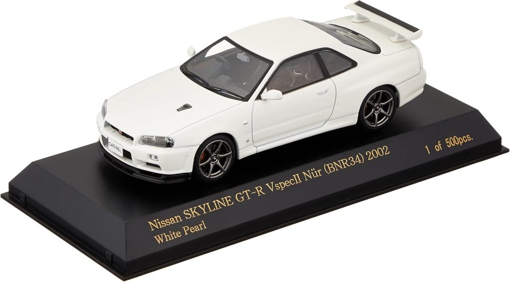 CARNEL CN430204 Nissan Skyline GT R VspecII Nur BNR34 2002 White.jpg