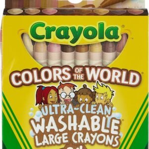 Crayola 24 Ct Large Ultra Clean Washable Crayons Colors of the.jpg