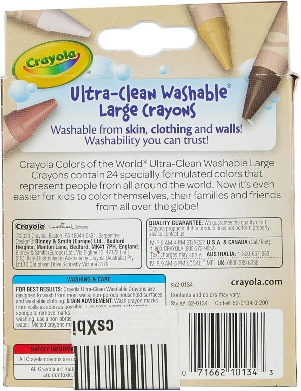 Crayola 24 Ct Large Ultra Clean Washable Crayons Colors of the World.jpg