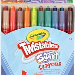 Crayola Swirl Mini Twistables Crayons 10ct Multicolor Crayons for Kids.jpg