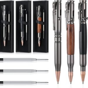 Crtiin 3 Sets Bolt Bullet Pens for Men Bullet Pen.jpg