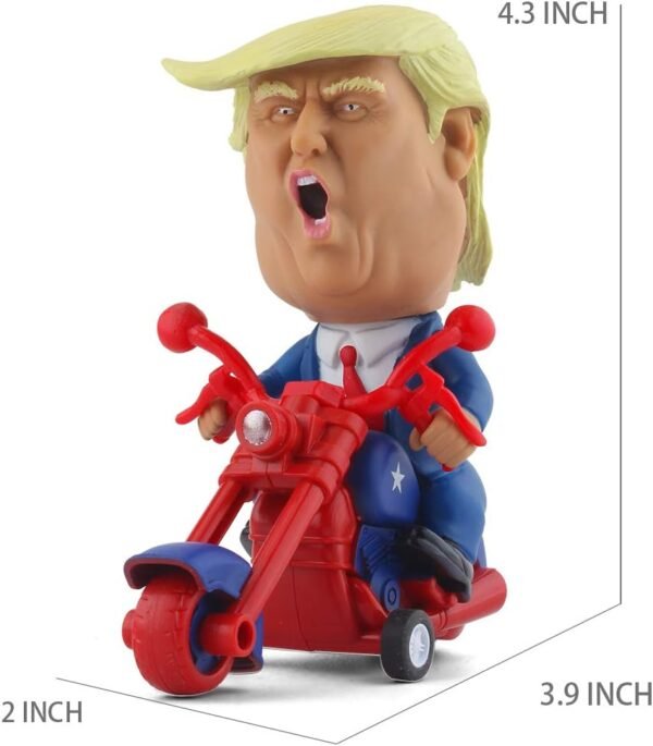 DINOBROS President Donald Trump 2024 Toy Figure Riding Motorcycle Funny Rev Up Car Novelty Gag Gift for Trump Fans.jpg