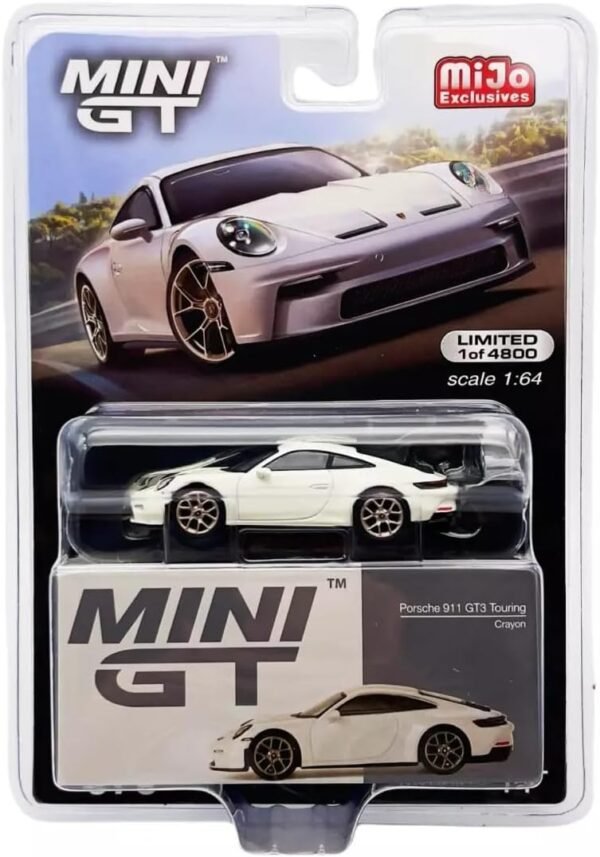 Diecast Collectibles Model Car Compatible with Mini GT 164 Porsche 911 992 GT3 Touring Crayon Limited Edition MGT00675.jpg
