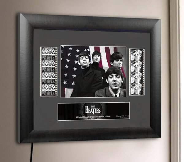 FilmCells Beatles Series 4 Double Framed Wall Art Presentation with certificate of authenticity and 1x 35mm film cell 13x11.jpg
