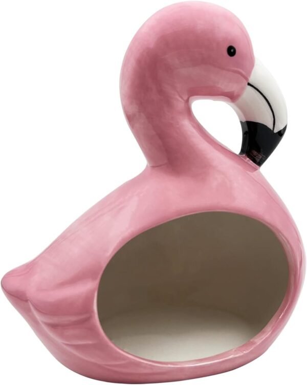 Flamingo Ceramic Candy Bowl Pink Flamingo Candy Dish Cute Flamingo.jpg