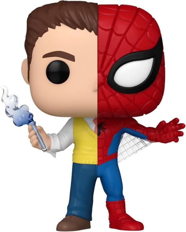 Funko POP Marvel Split Spider Man Spider ManPeter Parker​ Marvel Comics Collectable Vinyl Figure Gift Idea Official Merchandise for Kids Adults Comic Books Fans.jpg